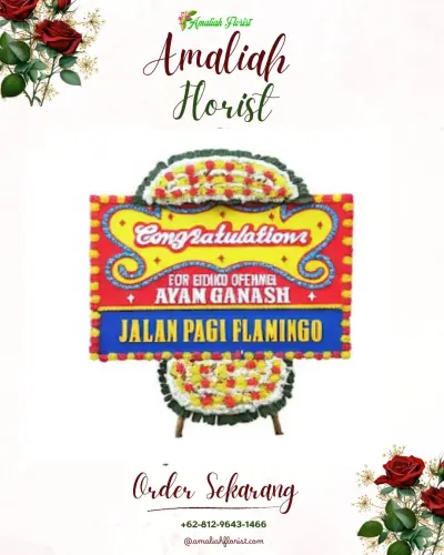 Bunga Papan Congratulation di Sobangan